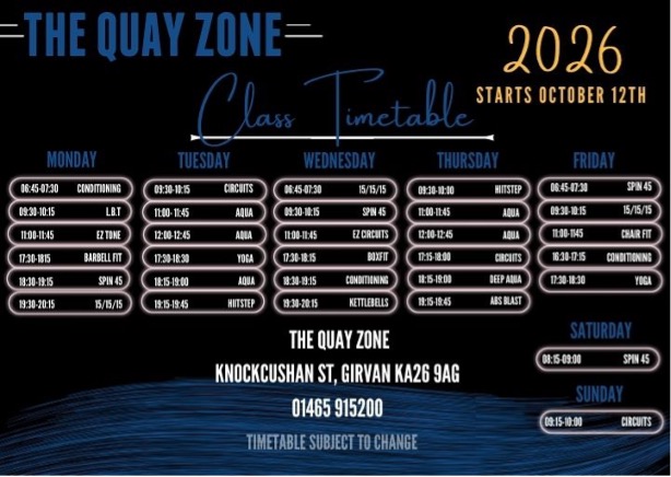 Pool Timetable